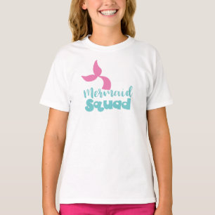 Camiseta Esquadrão Sereia, Cauda Sereia, Silhueta Sereia