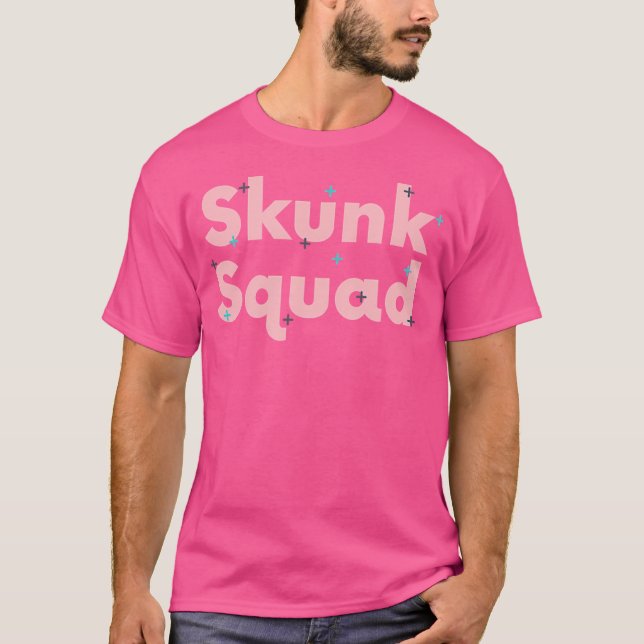 Camiseta Esquadrão Skunk Engraçado (Frente)
