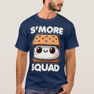 Camiseta Esquadrão Smore Engraçado Smore Acampamento Kawaii