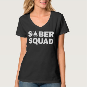 Camiseta Esquadrão Sóbrio Aniversário Sóbrio Recuperação Ab