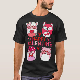 Camiseta Esquadrão Squish Presentes Felizes de São Valentão