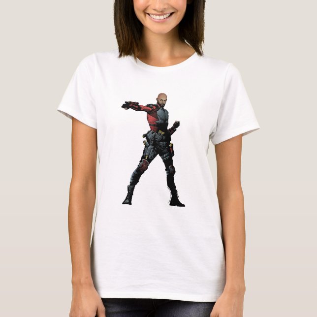 Camiseta Esquadrão Suicida | Arte de BD (Frente)