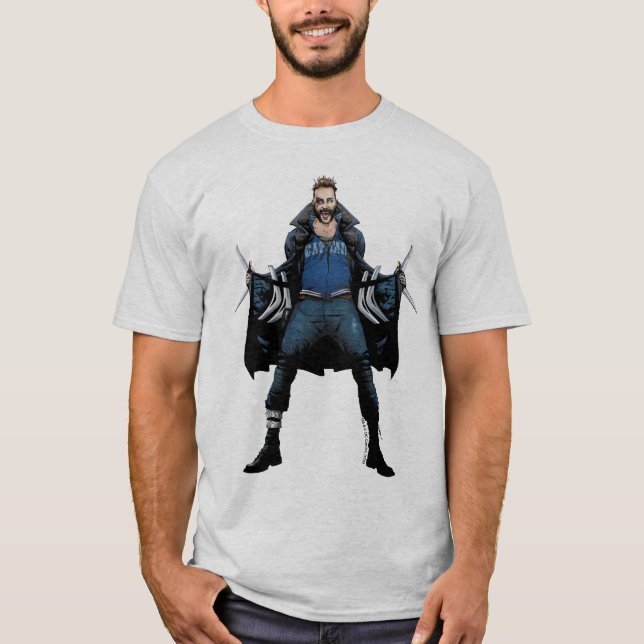 Camiseta Esquadrão Suicida | Boomerang Comic Book Art (Frente)