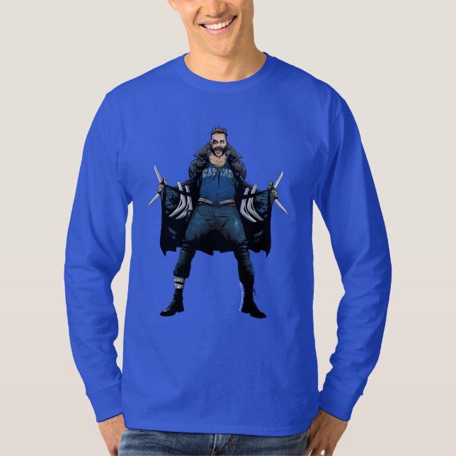 Camiseta Esquadrão Suicida | Boomerang Comic Book Art (Frente)