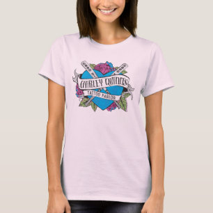 Camiseta Esquadrão Suicida Coração de Tatuagem do Harl