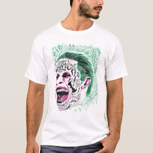 Camiseta Esquadrão Suicida Desenho Da Cabeça De Joker R