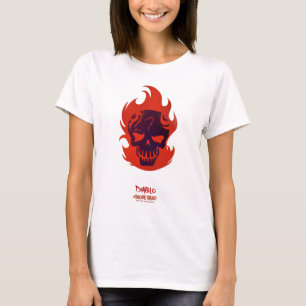 Camiseta Esquadrão Suicida   Ícone Diablo Head