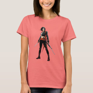 Camiseta Esquadrão Suicida   Katana Quic Book Art