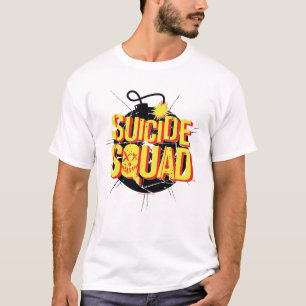 Camiseta Esquadrão Suicida Logotipo da bomba 3