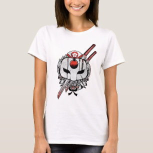 Camiseta Esquadrão Suicida   Mascaramento Katana e Espadas 