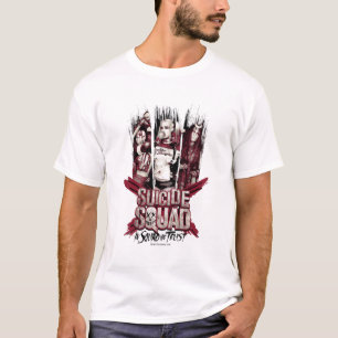 Camiseta Esquadrão Suicida   Raparigas "Em Quadrado Confia