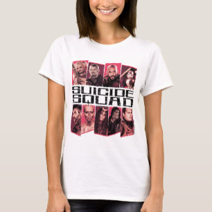 Camiseta Esquadrão Suicida Task Force X Grupo Emblem