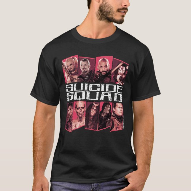 Camiseta Esquadrão Suicida | Task Force X Grupo Emblem (Frente)