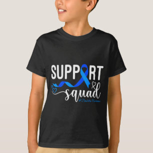 Camiseta Esquadrão Suprt Conscientização sobre Diabetes Tip