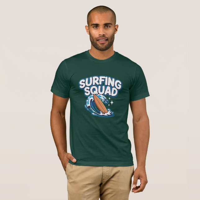 Camiseta Esquadrão surfando (Frente Completa)
