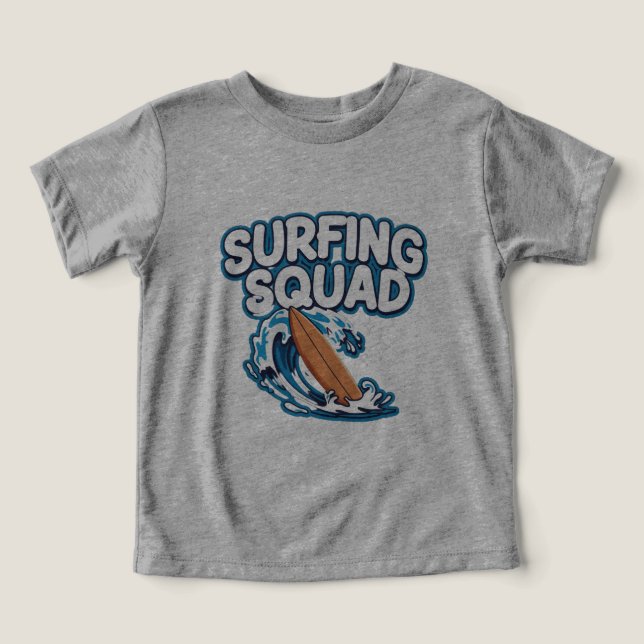 Camiseta Esquadrão surfando (Design frontal)
