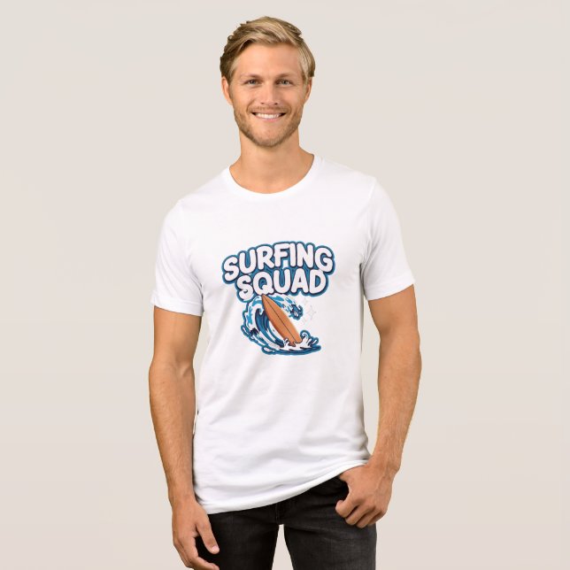 Camiseta Esquadrão surfando (Frente Completa)