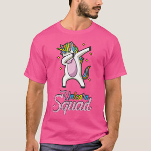 Camiseta Esquadrão Unicorn Com Dabbing Unicorn Hip Hop Pose
