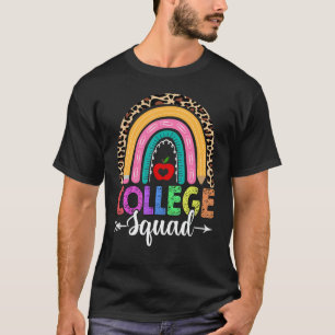 Camiseta Esquadrão Universitário Leopardo Arco-Íris   Profe