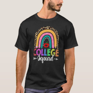 Camiseta Esquadrão Universitário Leopardo Arco-Íris  Profes