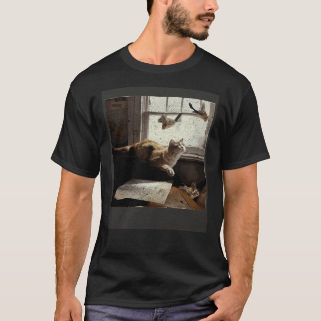 Camiseta Esquadrão Voador de Gatos (Frente)