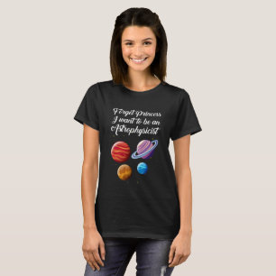 Camiseta Esqueça a princesa que eu quero ser um