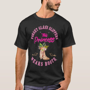 Camiseta Esqueça os Sapatos de Vidro Esta Princesa Usa Leo 