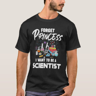 Camiseta Esquece A Princesa Que Quero Ser Cientista G