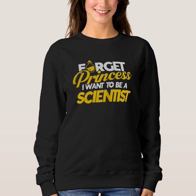 Camiseta Esquece A Princesa Que Quero Ser Cientista Lab Tec (Frente)