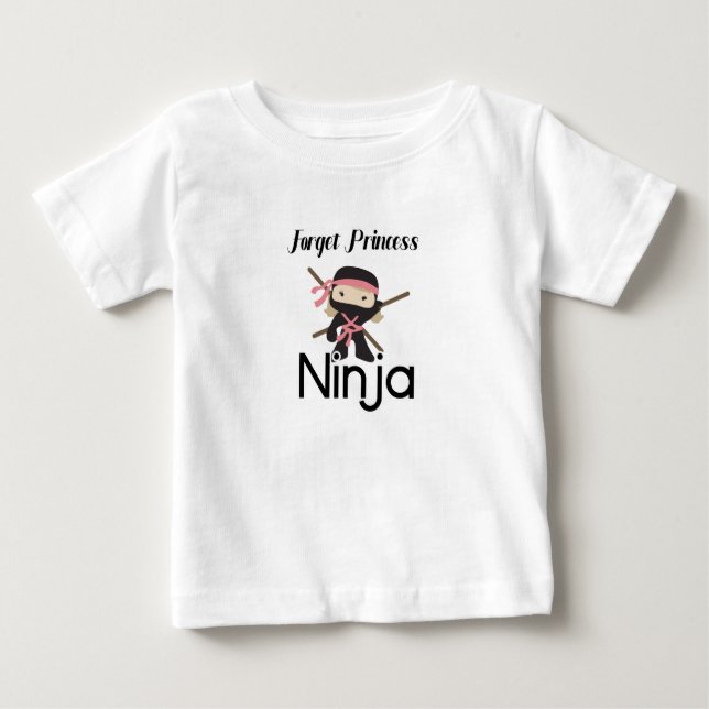 Camiseta Esquece a Princesa. Quero ser um Ninja MAN. (Frente)