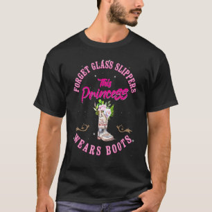 Camiseta Esquece as panelas de vidro Esta princesa Veste as