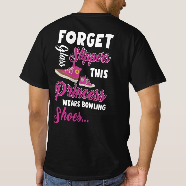 Camiseta Esquece as panelas de vidro Esta princesa Veste as (Verso)