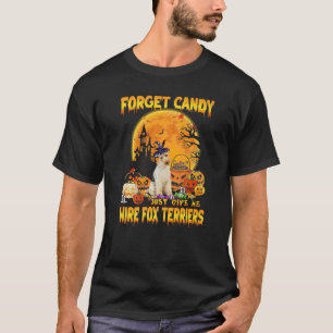 Camiseta Esquece, Candy, Dá-Me O Fio Fox Terriers Pumpki