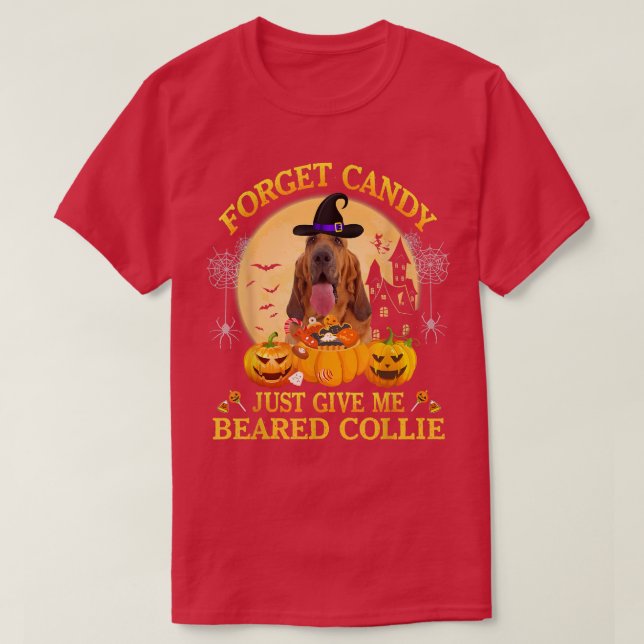 Camiseta Esquece, Candy, Dá-Me Um Salão De Abóbora De Sangu (Frente do Design)