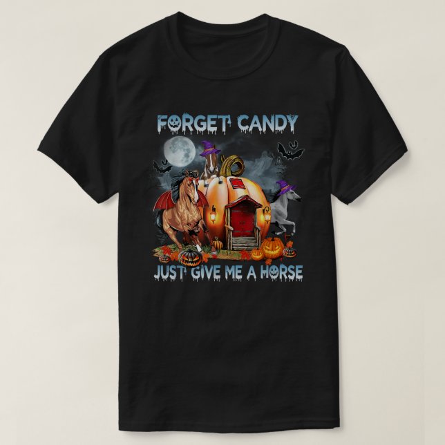 Camiseta Esquece, Candy, Dá-Me Uma Chupa De Cavalo. (Frente do Design)