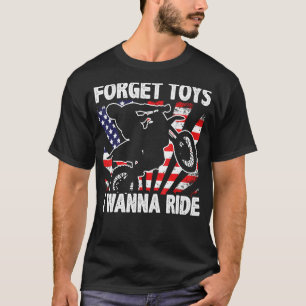 Camiseta Esquece os Brinquedos que quero andar de motocross