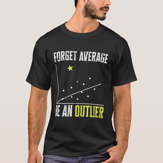 Camiseta Esquece Que A Média É Um Antecipante - Matemáticos (Frente)