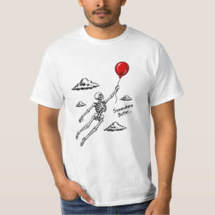 Camiseta Esqueleto Assustador de Halloween