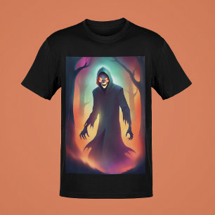 Camiseta Esqueleto Assustador Escuridão da Morte do Pesadel