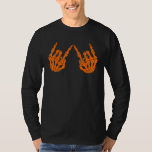 Camiseta Esqueleto Assustador - Roupa de Coro Rochoso