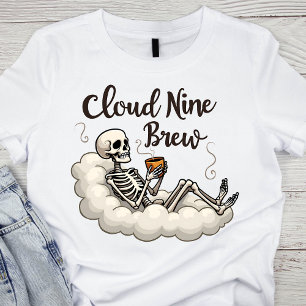 Camiseta Esqueleto Cloud Nine Brew