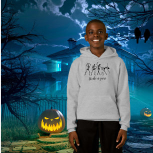 Camiseta Esqueleto Dançante De Halloween Ataca Uma Dose Eng