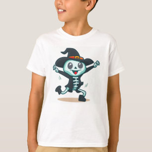 Camiseta Esqueleto dançante engraçado