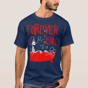 Camiseta Esqueleto de Banheta para Enchimento para sempre c