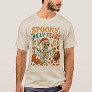 Camiseta Esqueleto de Banquete Spookly
