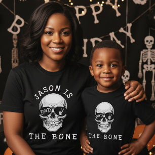 Camiseta Esqueleto de Caveira Mau Até os Ossos Festa de 2º