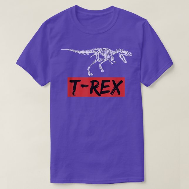 Camiseta Esqueleto De Dinossauro T Re-Ossos  (Frente do Design)