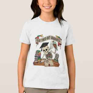 Camiseta Esqueleto de Formatura Engraçado 2026 – Morto de C