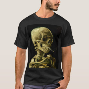 Camiseta Esqueleto de Fumagem de Van Gogh