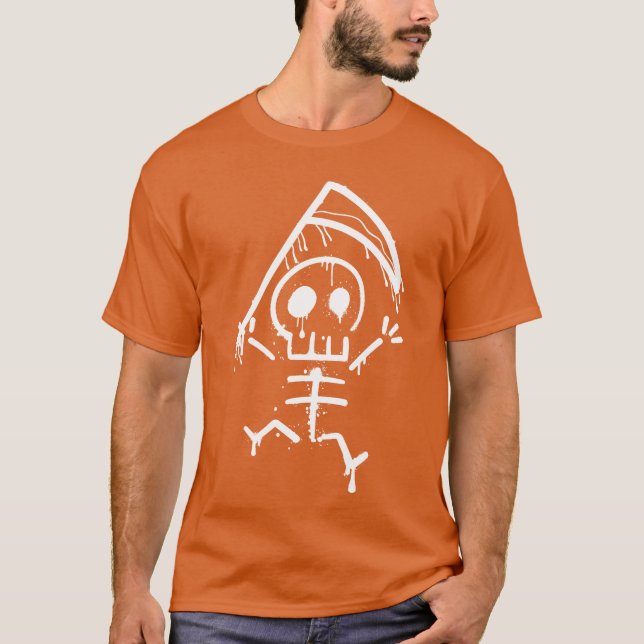 Camiseta Esqueleto de halloween (Frente)